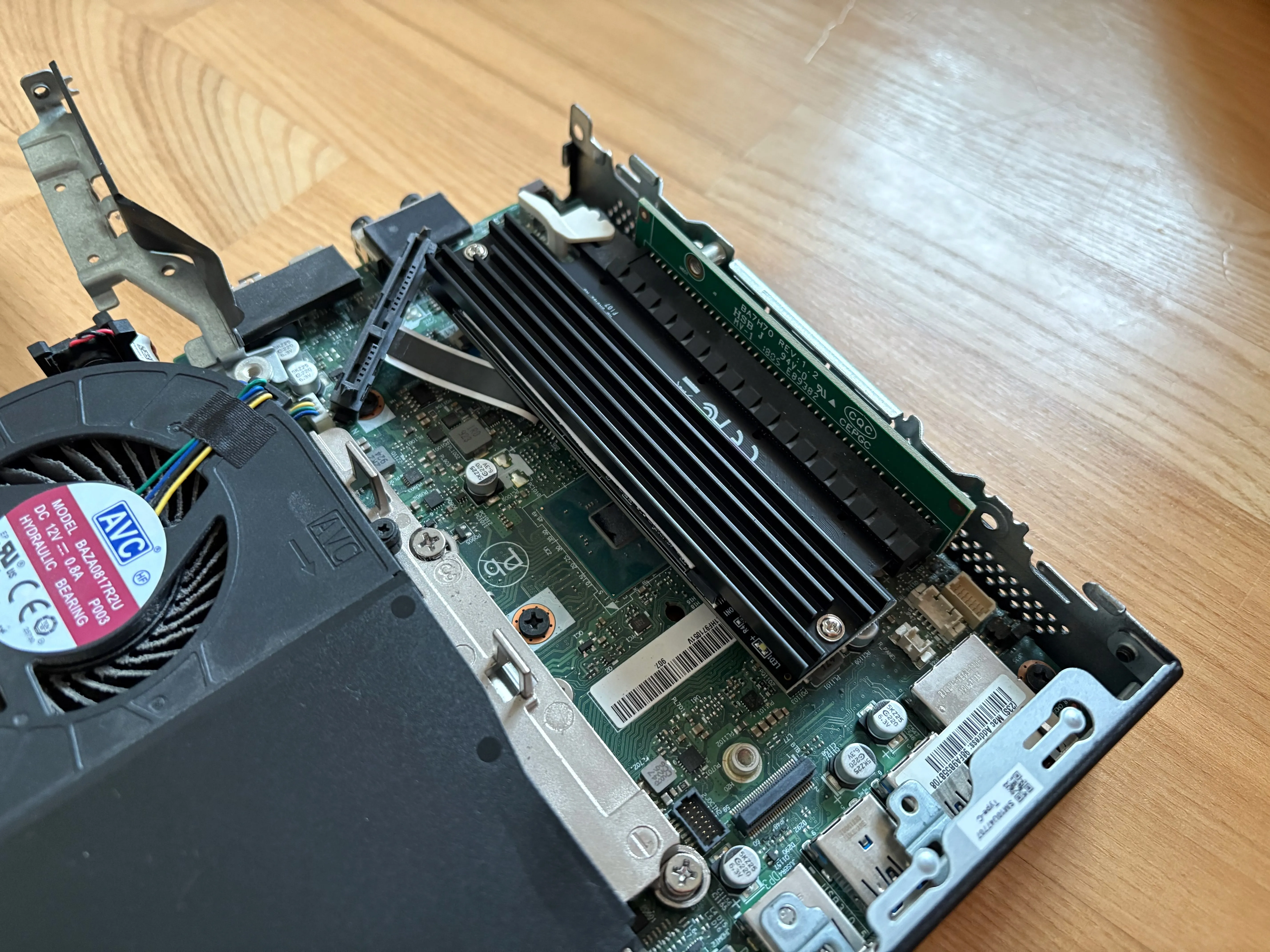 Added additional NVMe drive